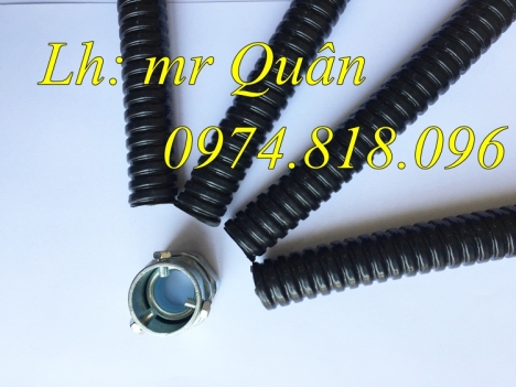 Ống ruột gà lõi thép đàn hồi bọc nhựa pvc