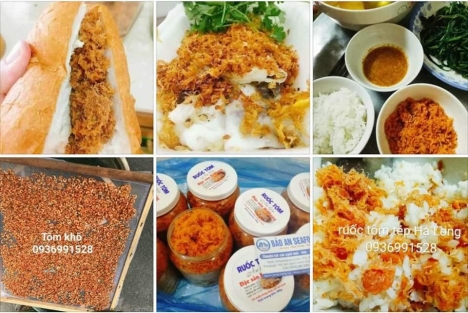 Bán ruốc tôm thịt Quảng Ninh