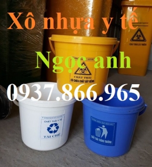 Xô y tế tại hà nội, xô đựng rac thải y tế tại miền bắc, bán xô y tế