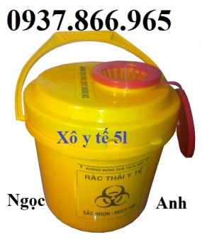 Xô y tế tại hà nội, xô đựng rac thải y tế tại miền bắc, bán xô y tế