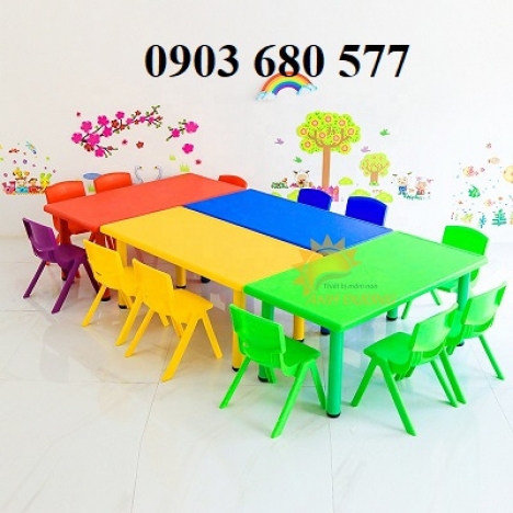 Cung cấp bàn ghế nhựa trẻ em dành cho bậc mầm non, mẫu giáo