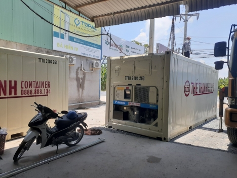 Container lạnh 20 feet - bán - cho thuê. lh 0909 588 357