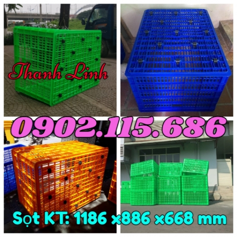 Sóng nhựa bánh xe, sọt 26 bánh xe, sọt nhựa công nghiệp, sọt đựng hàng hóa cồng kềnh, sọt đựng hàng