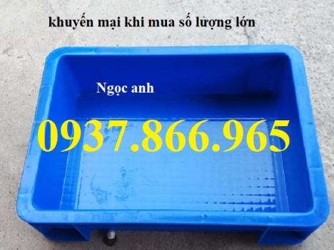 Thùng nhựa đặc, khay nhựa, khay nhựa công nghiệp, thùng nhựa b11