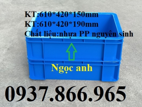 Thùng nhựa đặc, khay nhựa, khay nhựa công nghiệp, thùng nhựa b11