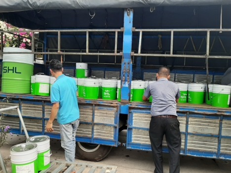 Địa chị dầu nhớt máy bơm chân không