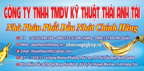 Địa chỉ bán dầu nhớt máy nén khí tại Bình Dương