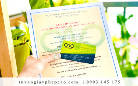 C.A.O Media tư vấn làm giấy phép ATTP cơ sở sản xuất cháo ăn liền