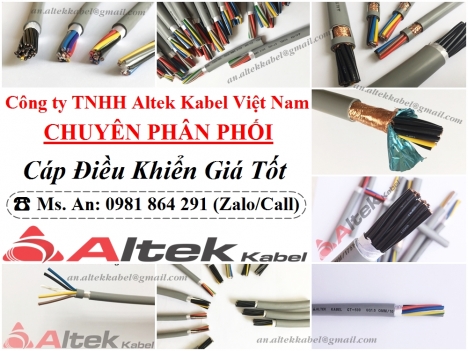 Cáp điều khiển chống nhiễu 25 lõi 25x0.5, 25x0.75, 25x1.0,25x1.5mm2