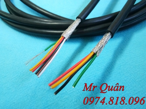 Cáp tín hiệu chống nhiễu 24awg x 2,4,6,8 lõi