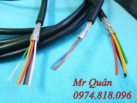 Cáp tín hiệu chống nhiễu 24awg x 2,4,6,8 lõi