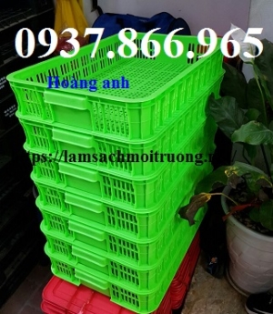 Khay nhựa đặc rỗng đựng hải sản, rổ nhựa rỗng, thùng nhựa đặc, khay nhựa