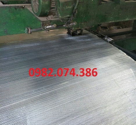 Tấm inox đột lỗ 201.304 làm sàng nghiền, sàng sấy.