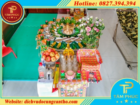 Đặt mâm cúng căn, cúng đốt trọn gói cho bé tại Cần Thơ