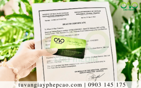 Dịch vụ xin giấy chứng nhận y tế bánh trung thu hạt sen