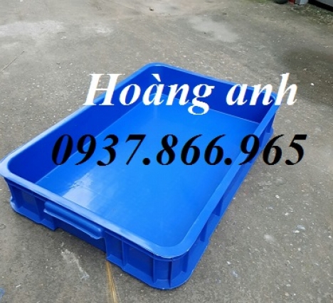 Khay nhựa đựng hàng hải sản, sóng nhựa cao 10cm, thùng nhựa bít, sóng nhựa có nắp