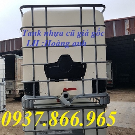 Cung cấp tank nhựa cũ số lượng lớn, bồn nhựa IBC 100l, tank đã qua sử dụng