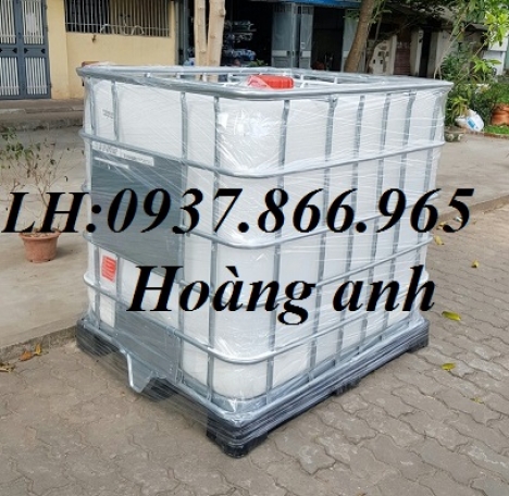 Cung cấp tank nhựa cũ số lượng lớn, bồn nhựa IBC 100l, tank đã qua sử dụng