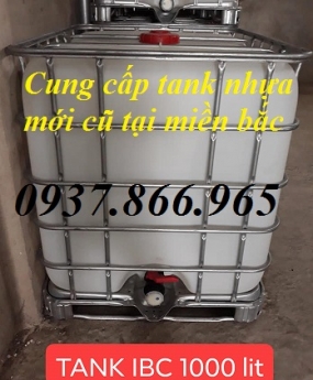 Cung cấp tank nhựa cũ số lượng lớn, bồn nhựa IBC 100l, tank đã qua sử dụng