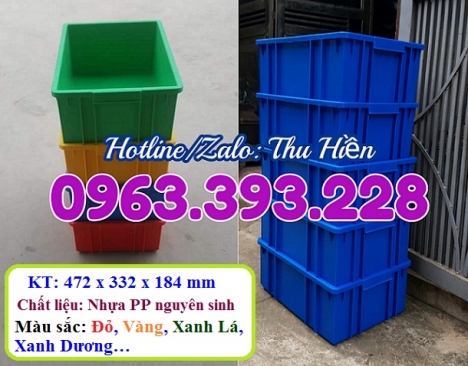 Thùng nhựa đặc cao cấp, thùng nhựa B3 giá rẻ, hộp nhựa chất lượng cao