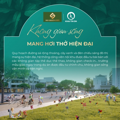 SH Green City - Đô thị kiểu mẫu tại TP Pleiku - An cư với phong cách sống 5K