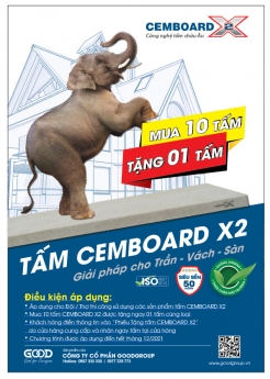 TẤM LÓT SÀN -NÂNG GÁC GIẢ CEMBOARDX2