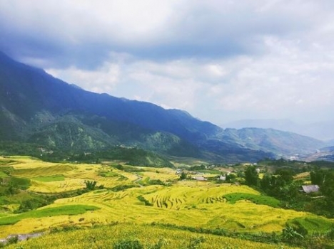 Bán mảnh đất view bao trọn thung lũng ruộng bậc thang Thề Pả, khu du lịch 4 mùa Y Tý