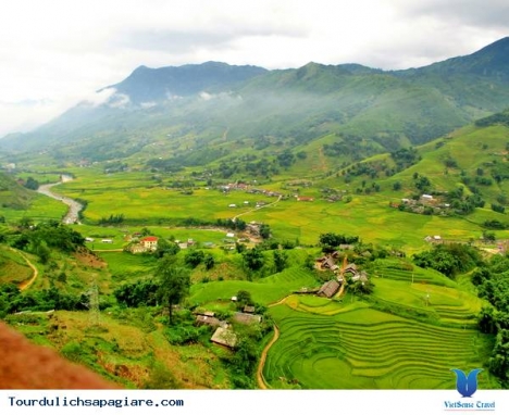 Bán mảnh đất view bao trọn thung lũng ruộng bậc thang Thề Pả, khu du lịch 4 mùa Y Tý