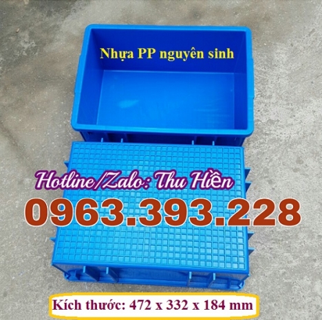 Thùng nhựa đặc cao cấp, thùng nhựa B3 giá rẻ, hộp nhựa chất lượng cao