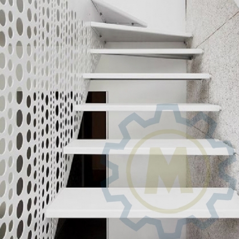 Tôn đột lỗ, inox đột lỗ làm tấm treo gạch