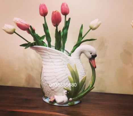 Giao lưu em bình sứ hàng uk thiên nga