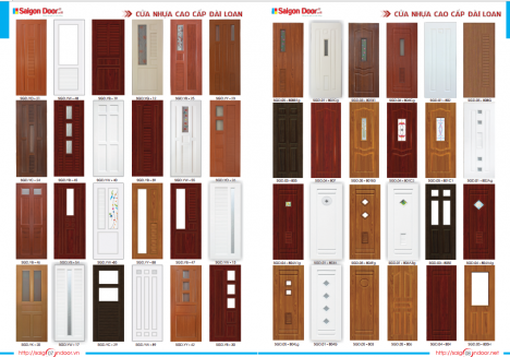 Cung cấp và lắp đặt cửa nhựa giả gỗ Saigondoor