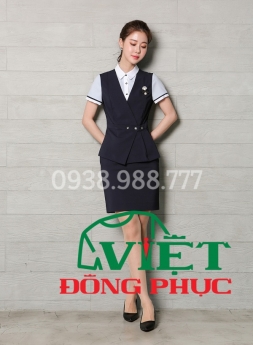 Mẫu đồng phục áo gile nữ cao cấp, hợp xu hướng thời trang 2021