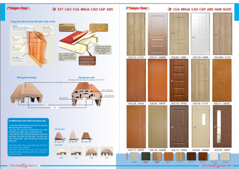 Cung cấp và lắp đặt cửa nhựa giả gỗ Saigondoor