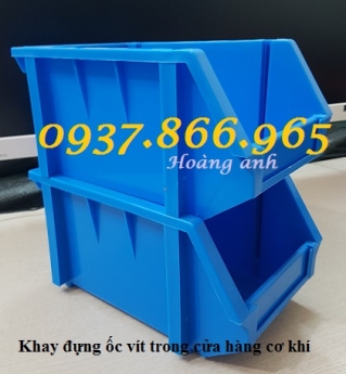 Khay nhựa đựng đồ cơ khí như bulong ốc vít, kệ dụng cụ, khay nhựa đựng đồ cơ khí