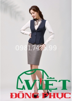 Mẫu đồng phục áo gile nữ cao cấp, hợp xu hướng thời trang 2021