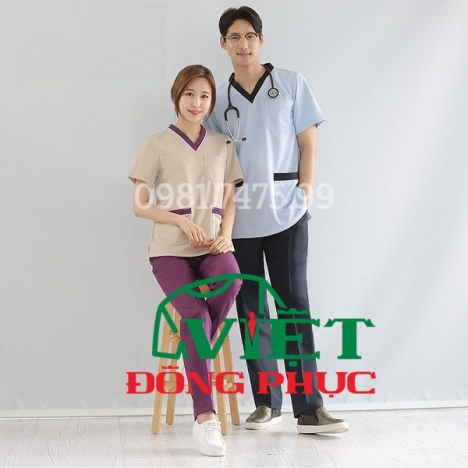 Bộ đồng phục điều dưỡng kiểu dáng đẹp và chất lượng đạt chuẩn