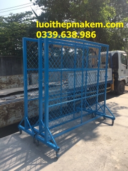Hàng rào di động, hàng rào xếp có bánh xe