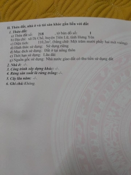 bán đất chính chủ thị trấn vương