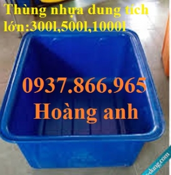 Bán thùng nhựa trồng sen, thùng nhựa nuôi ốc, thùng nhựa dung tích lớn