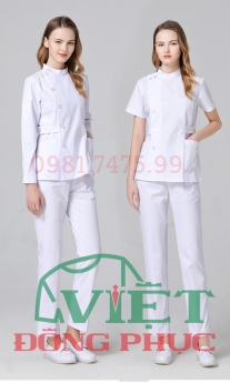 Bộ đồng phục điều dưỡng kiểu dáng đẹp và chất lượng đạt chuẩn
