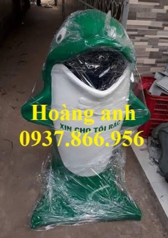 Thùng rác tại các trường mần non, thùng rác trong khu nghỉ dưỡng, thùng rác gấu trúc