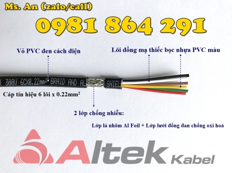 Cáp âm thanh chống nhiễu Altek Kabel giá rẻ sẵn kho