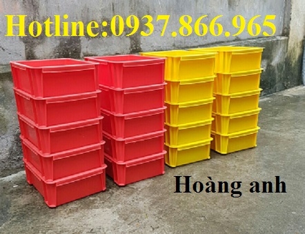 Khay nhựa đặc xếp chồng, thùng nhựa bít, khay nhựa đựng cờ-lê, khay nhựa công nghiệp