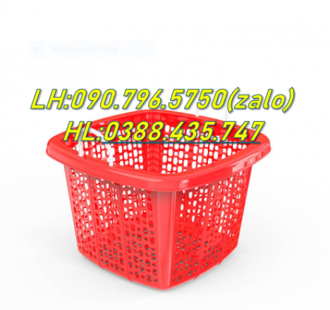 Sọt nhựa đặc (sóng bít) cao cấp, sóng nhựa hở đựng trái cây Q3