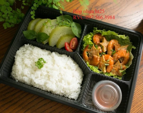 Hộp Nhựa Đựng Cơm HT25 Dùng 1 Lần Bình Dương