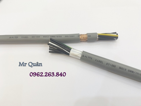 Cáp điều khiển lõi mềm 4x0.5; 4x0.75; 4x1.0; 4x1.5