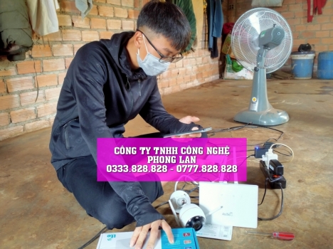 Lắp Camera trong vườn rẫy ở Lộc Bắc Bảo Lâm