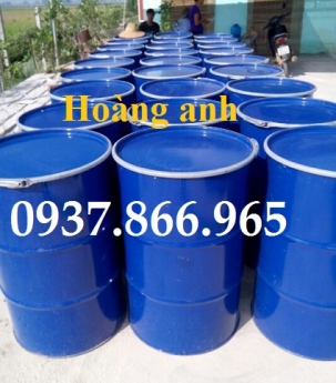 Thùng phuy sắt 220lit cũ nắp mở, thùng phuy mới, cung cấp thùng phuy mới cũ toàm miền bắc