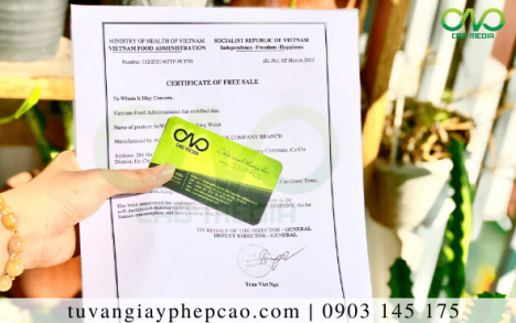 Certificate of Free Sale bánh trung thu mè đen thực hiện như thế nào?
